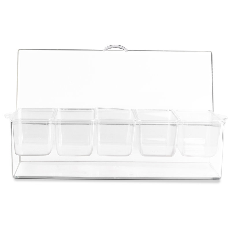Prep & Savour Analiza Rectangular Acrylic Divided Serving Dish Wayfair